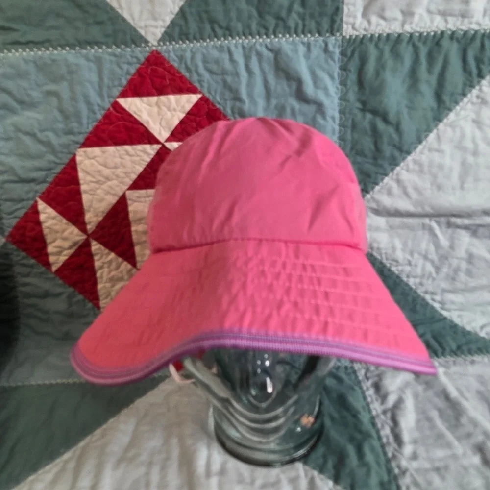Sunday Afternoons Kids Shade Hat Pink Purple Sun Protection Large 5-12 Years